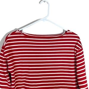 Vineyard Vines Red Off White Stripe Shirt Size Extra Small XS
